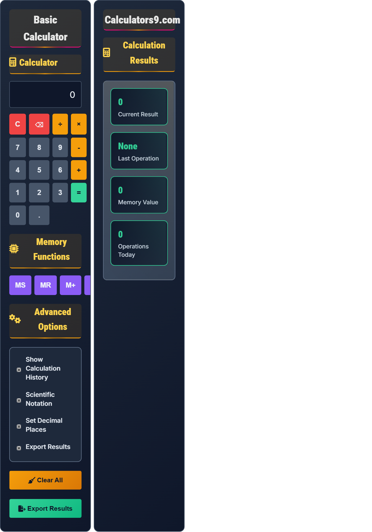 Basic Calculator
