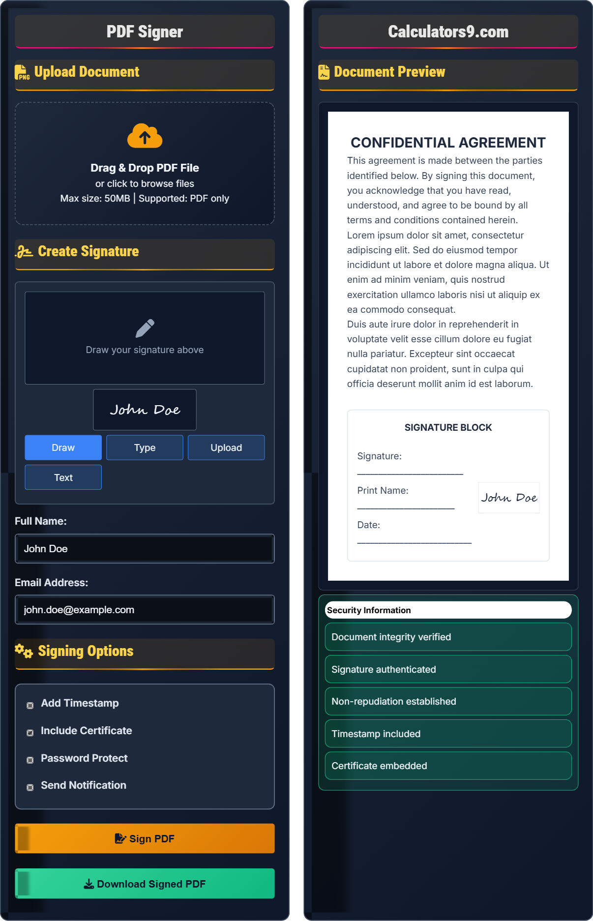 PDF Signer