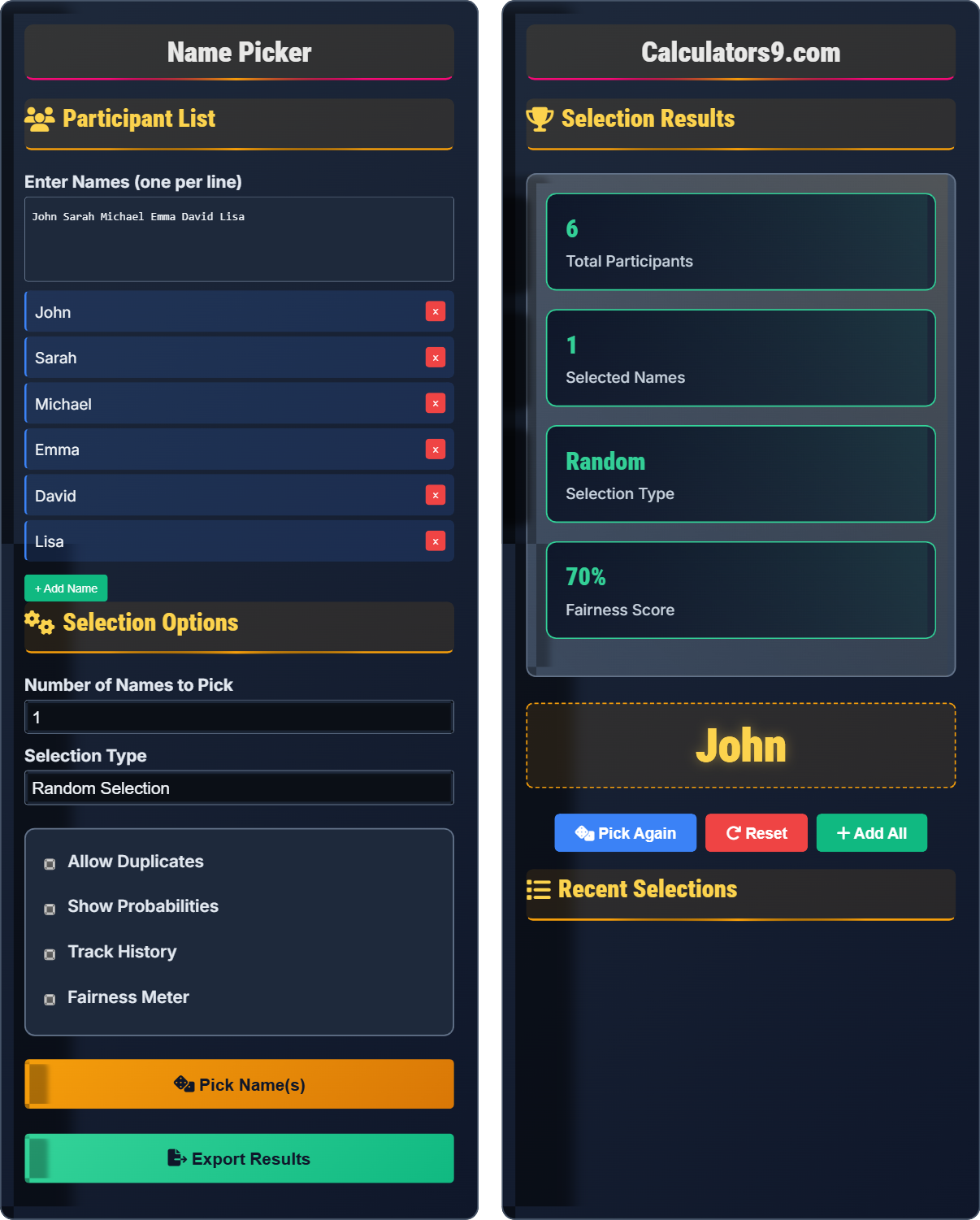 Name Picker