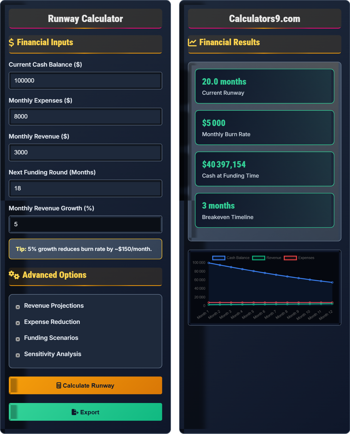 Runway Calculator