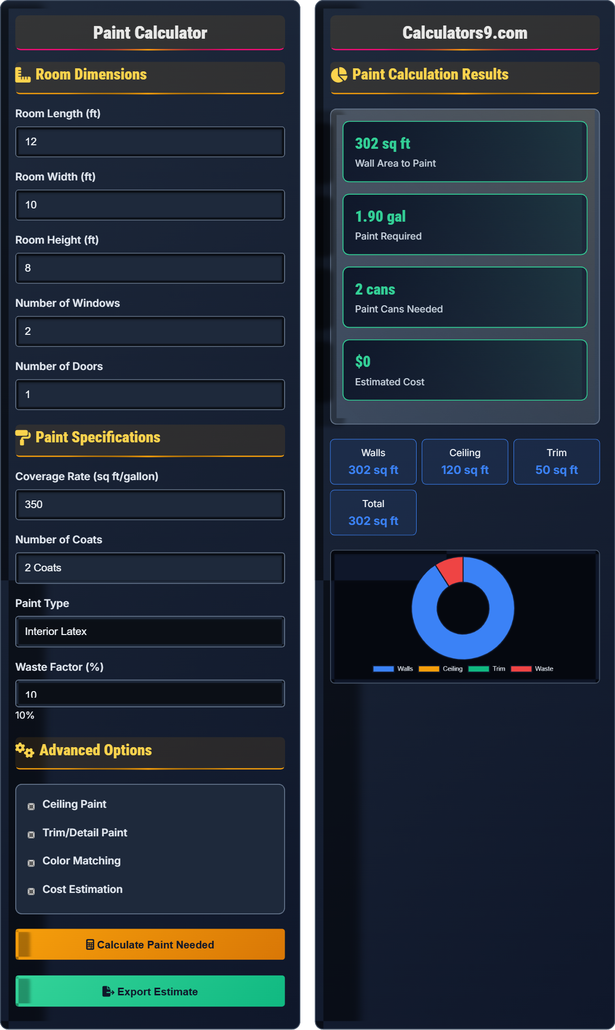 Paint Calculator