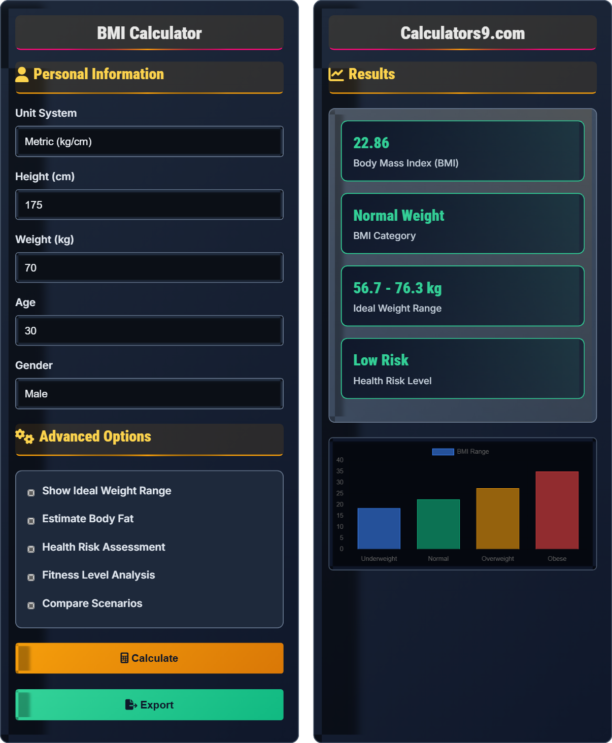 BMI Calculator