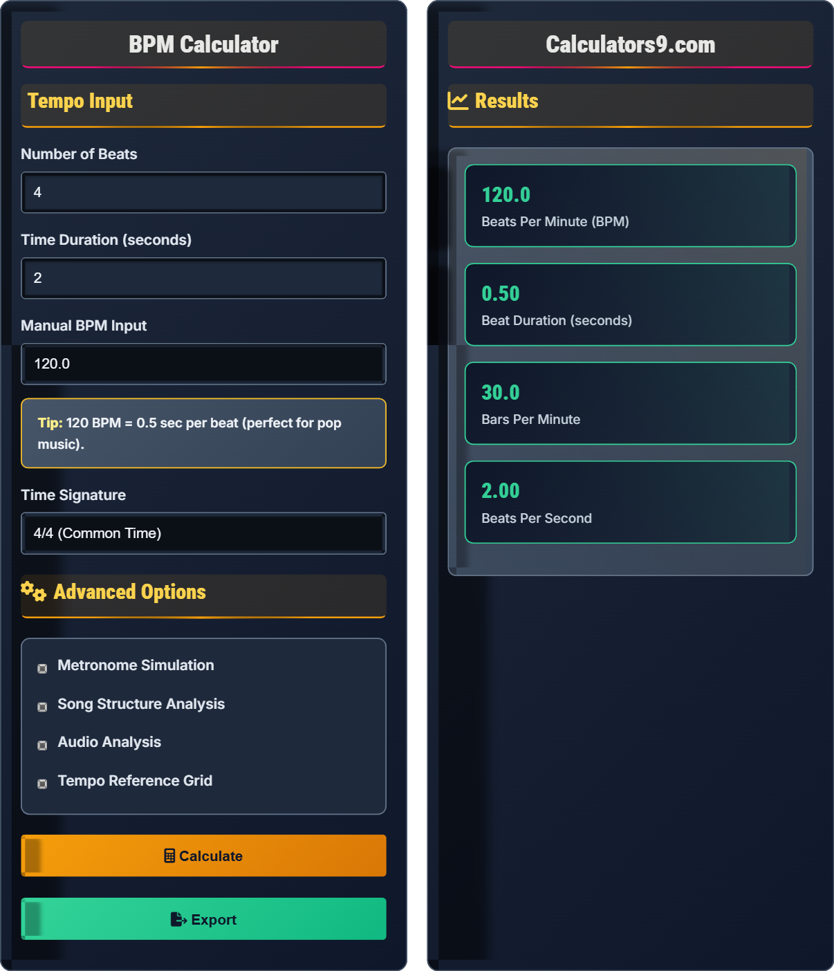 BPM Calculator
