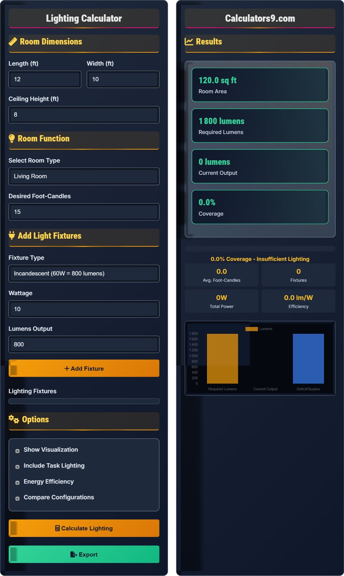 Lighting Calculator