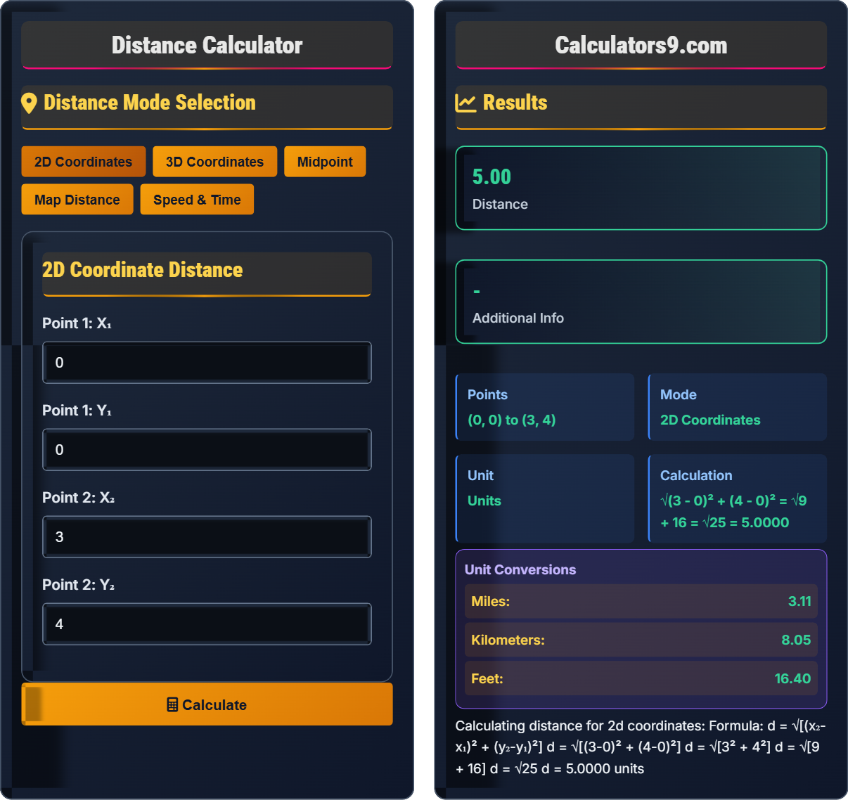 Distance Calculator