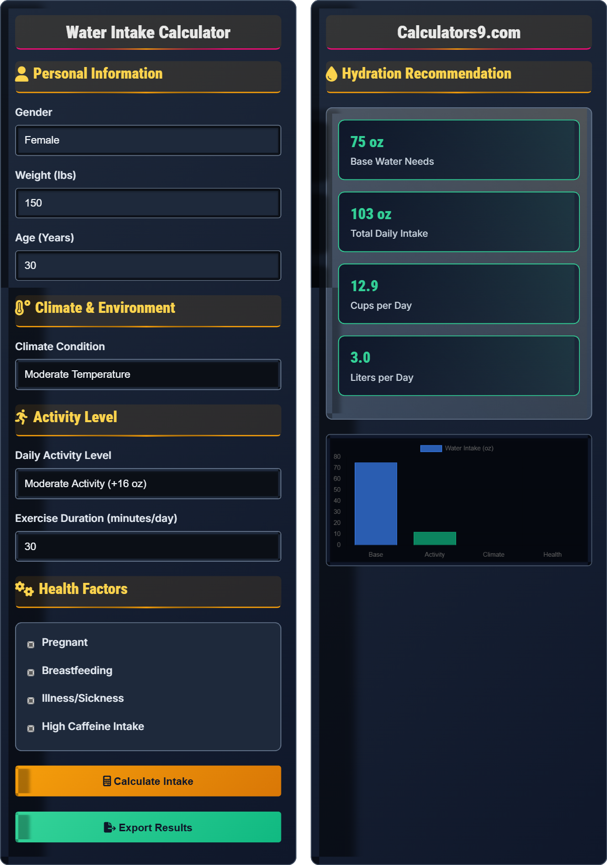water-intake-calc