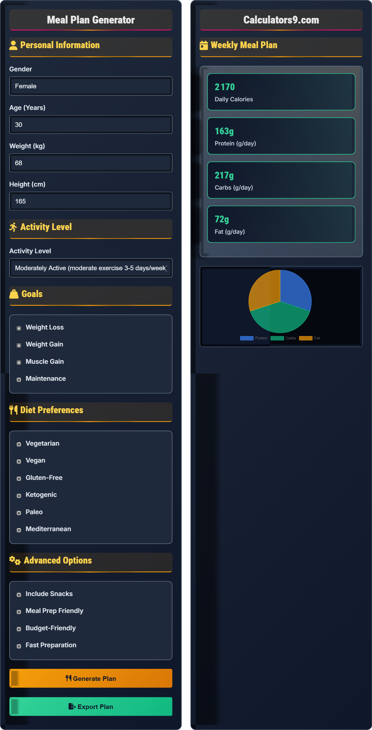 meal-plan-generator