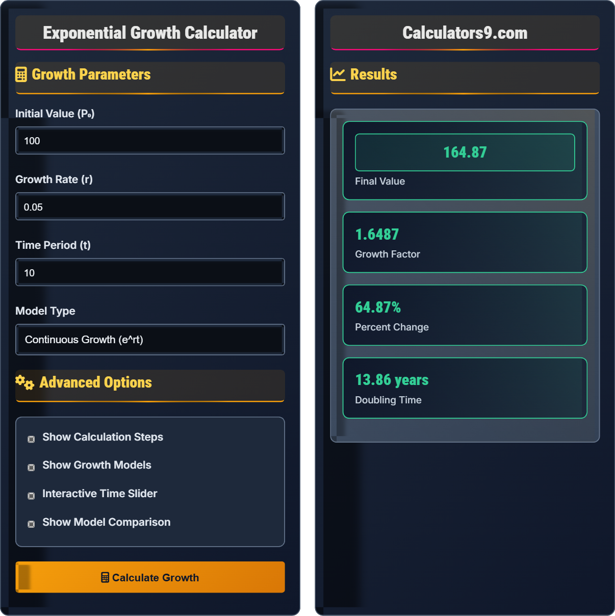 exponential-growth-calc