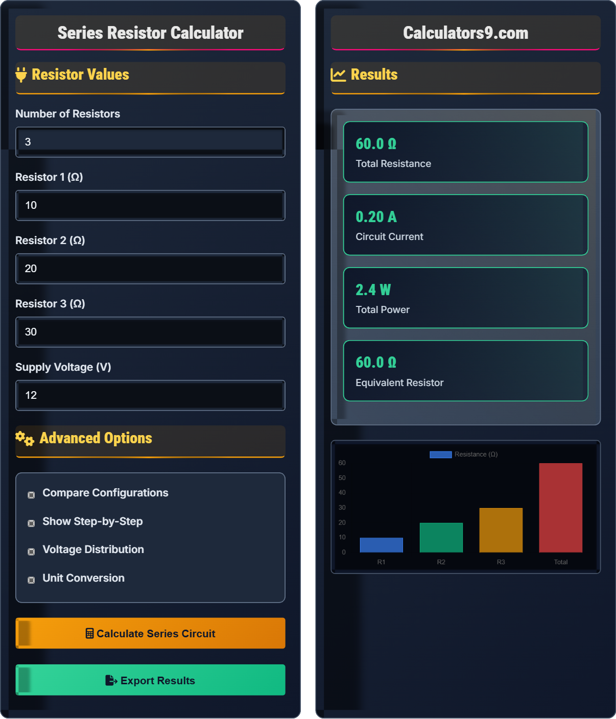 series-resistor-calc
