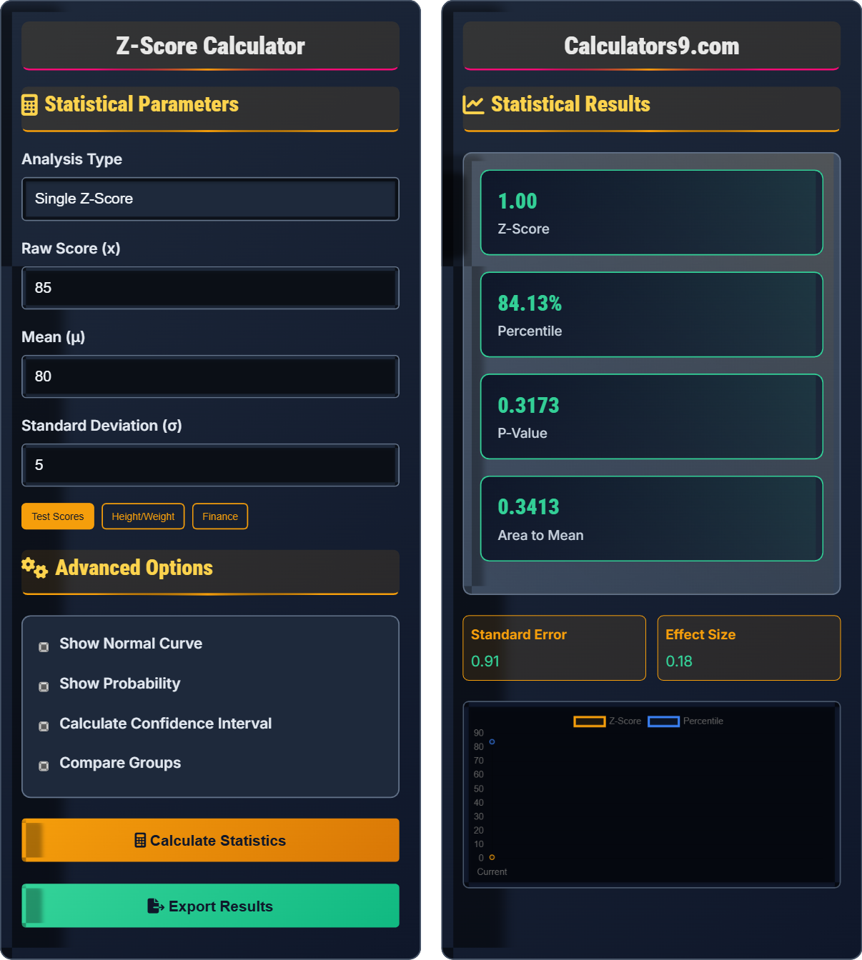 z-score-calculator