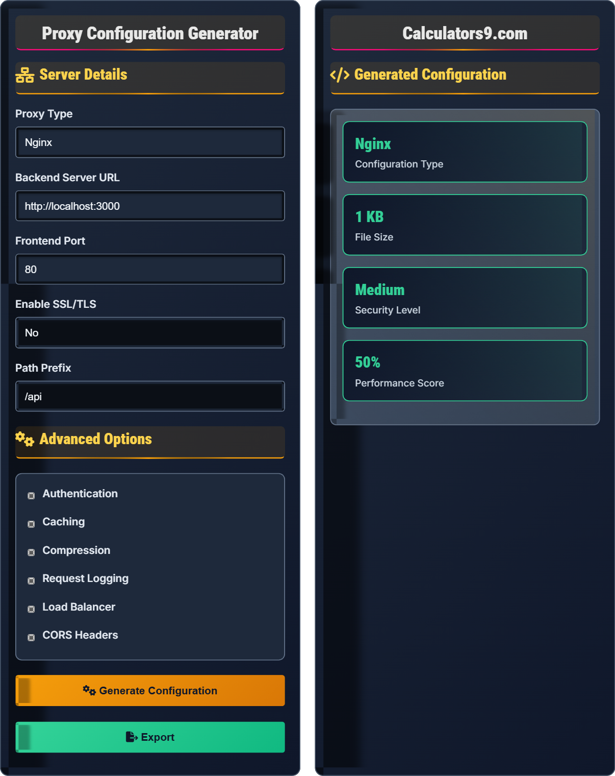 proxy-config-generator