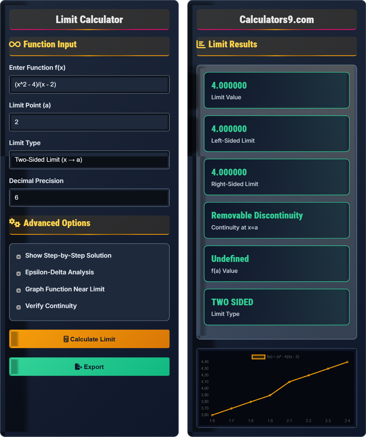 Limit Calculator