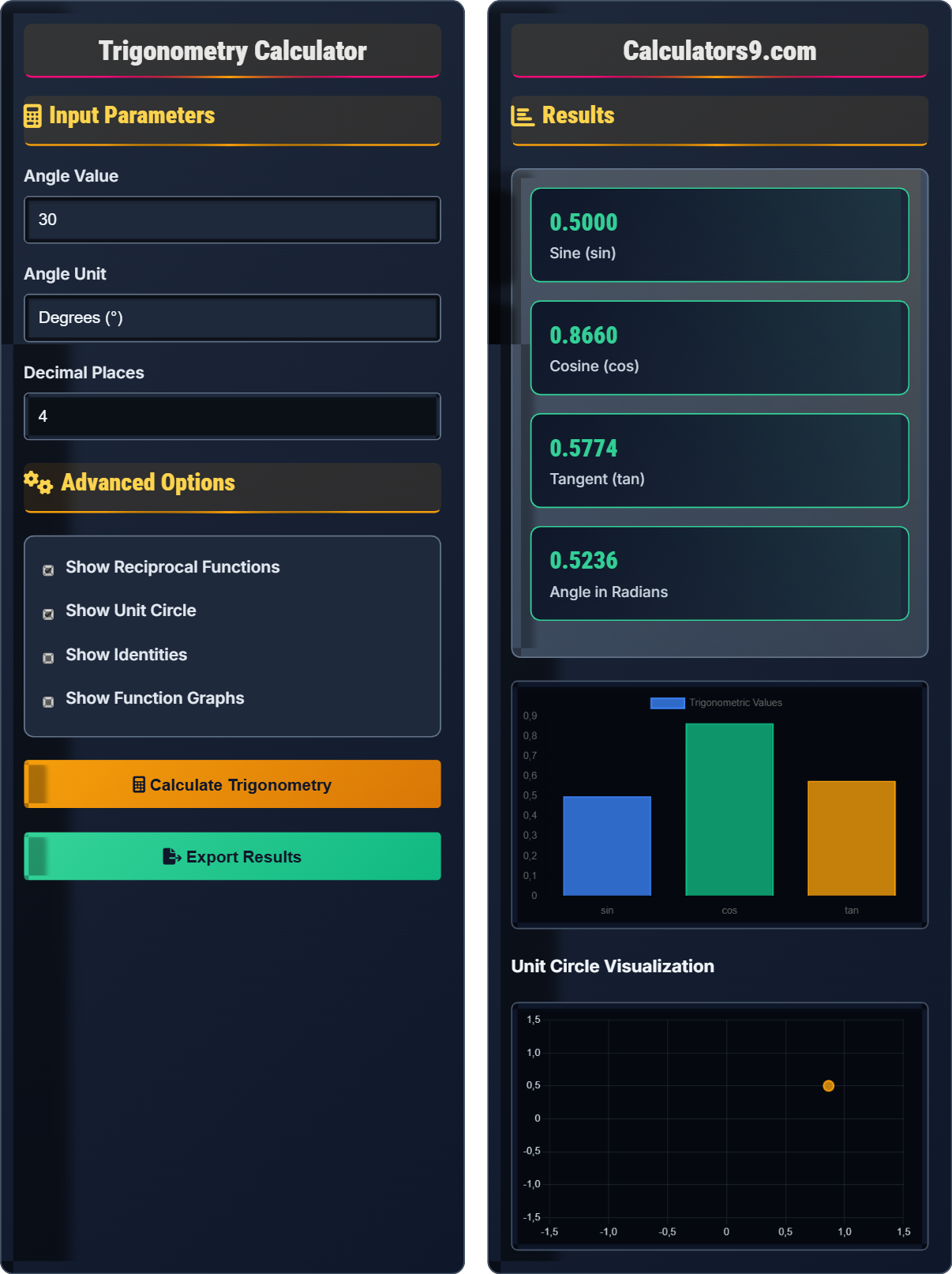 Trigonometry Calculator